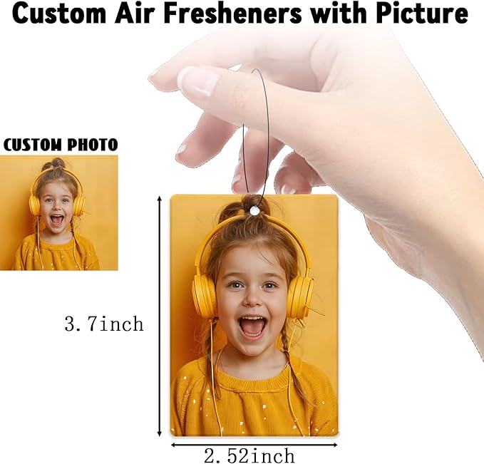 10/20/50/100/Pcs Custom Air Fresheners for Car Bulk, Personalized Double-sided Car Air Fresheners Customized Bulk Wedding Party Guests Souvenir Gifts (10 Rectangle)
