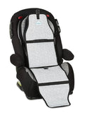 Car Seat Cooling Pad for Babies, Toddlers, and Kids - Comfortable and Durable Cooling Pad for Hot Summer Days - One Size Fits All, Black and White