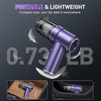 KMM Handheld Car Vacuum Cleaner, 9000PA Vacuum Cleaner & Air Duster, 120W High Power Vacuum Portable Cordless, Hand Held Vacuum Rechargeable with Multi-Nozzles & LED Light for Home, Car, Office