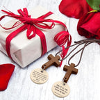Sivak 5 Pcs Cross Car Air Fresheners Christian Cross Hanging Gift for Driver Daily Bible Car Mirror Rearview Decor Accessories Religious Scented Church Sunday School Gift(Round)