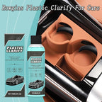 Plastic Clarify For Cars, 120ML Waterless Plastic & Trim Restorer Spray, Scratch Remover and Black Trim Restorer for Interior & Exterior Plastic, Rubber, and Vinyl Surfaces (3pcs)