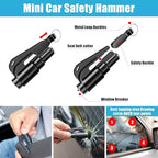 AUTODECO Car Roadside Emergency Kit, Car Safety Kit for Men Portable Car Kits for Emergency, Pink