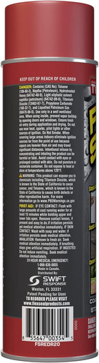 Flex Seal, 14 oz, Red, Stop Leaks Instantly, Waterproof Rubber Spray On Sealant Coating, Perfect for Gutters, Wood, RV, Campers, Roof Repair, Skylights, Windows, and More