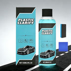 Interior Maintenance Refresher for Car, Plastic Clarify Tire Shine for Cars, 4 oz Black Plastic Car Trim Restorer Spray, Waterless Detailer for Rubber, Vinyl, and Plastic, Restores Deep Shine (1pc)