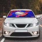 Socira Baseball Car Windshield Sunshade Umbrella Foldable Visor Umbrella Sun Shade Cover Sunshade Front Window Cover Car Accessories Blocks Uv Rays (57" X 30")