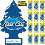 LITTLE TREES Car Air Freshener | Xtra Strength Provides Long-Lasting Scent for Auto or Home | Extra Boost of Fragrance | New Car Scent, 24 Air Fresheners