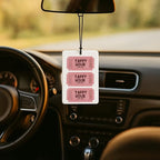 Retro Trendy Ticket Car Air Freshener 4 Pcs, Funky Preppy Colorful Ticket Aesthetic Air Freshener Hanging for Cars Books Closet Drawer, Girly Car Accessories for Women Girls
