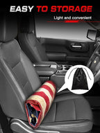American Flag Car Seat Towel Protector (2-Pack), Waterproof Sweat-Proof Non-Slip Cover for SUV, Truck & Sedan, Patriotic Seat Mat for Gym & Beach, Washable & Easy Install, Ideal Celebration Gift