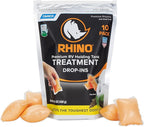 Camco RhinoFLEX Premium Enzyme RV Holding Tank Treatment Drop-INs | Features a Biodegradable Septic Safe Formula, a Pine Scent, and is Ideal for RVing, Boating, and More | 10 Count (41519)
