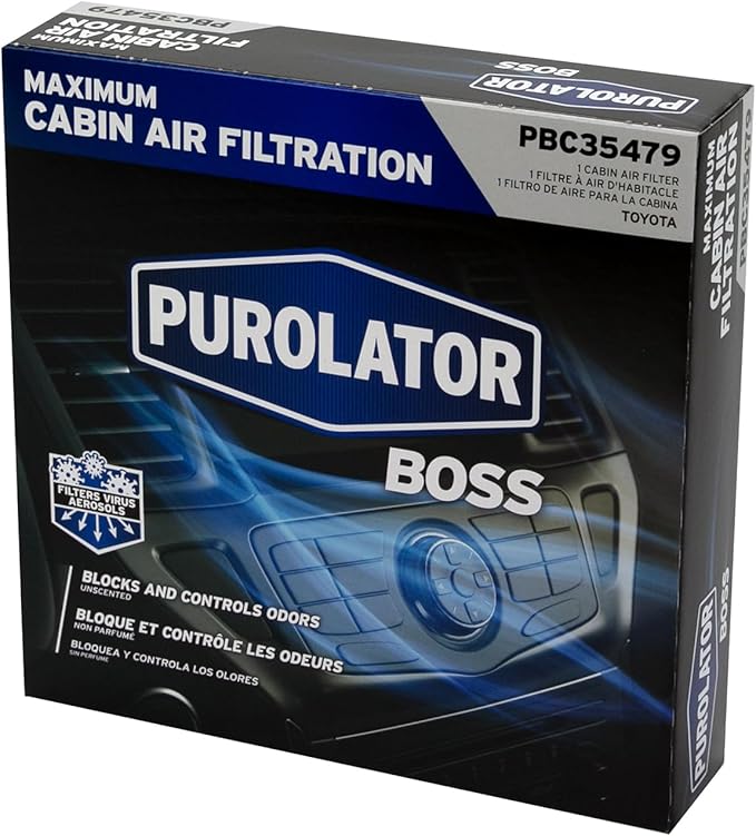 Purolator PBC35479 PurolatorBOSS Premium Cabin Air Filter with Febreze Freshness