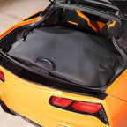 Hardtop Removable Roof Panel Storage Bag Compatible with Corvette C7 Stingray Coupe 2014 2015 2016 2017 2018 2019 (Manual Sunroof) Black Leather