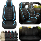 Car Seat Covers for Lexus ES 350 2007-2026, Premium Nappa Leather Car Seat Cover, Stylish Sport Seat Covers， Automobile Seat Cover Sets.(Standard 5 Seats/Black Blue)