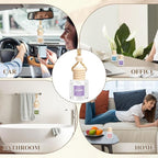 AROIC Car Air Freshener for Women, 6 Pack Air Freshener Diffuser, Mothers Day Gift for Mom, Hanging Essential Oil Air Freshener Diffuser Odor Eliminator, Cute Car Interior Decor Car Scents Accessories