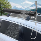 Portable Water Tank for Camping, 18L/4.76gal Self-Pressurized Water Tank, Roof Rack Mount Road Shower with Shower Head and Storage Bag, Car Camping Shower for SUVs, Sedans, RVs, Trucks