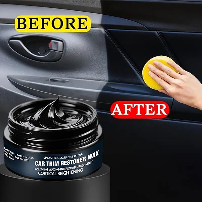 Ultimate Car Plastic and Trim Restorer – Back to Black Restores Faded Trim, UV Protection, Long-Lasting Ceramic Coating, Non-Greasy Formula for Interior and Exterior