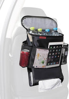 AUTOARK Car Seat Back Organizer and Cooler Set,Multi-Pocket Travel Storage Bag(Heat-Preservation and Waterproof),Bigger-Capacity,AK-054