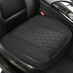 West Llama Front Car Seat Cover Protector, Comfortable Velvet Bottom Seat Cover Fits 95% of Vehicles,Cars,SUVs,Sedans,21.26 × 20.86 Inch(1PC-Black)