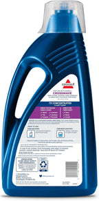 Bissell Multi-Surface Solution,for use in CrossWave and Other Leading Hard Surface and Area Rug Cleaners,80oz,Dissolves Dirt,Grime,and-Tough Sticky Messes,(Pack of 2)