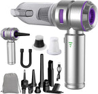 Handheld Car Vacuum Cordless, 22000PA Strong Suction Mini Vacuum Cleaner with Brushless Motor, 4-in-1 Portable Vacuum for Car Detailing, Home, Office & Travel, Silver Purple