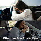 INSAUTO for GLC Windshield Sunshade Foldable Sun Shade Custom-fit for Mercedes Benz 2016-2022 GLC SUV GLC300 Windshield Cover Car Front Window Sun Visor Shield Keeps Your Vehicle Cool Accessories