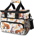 Cooler Bag Insulated Picnic Bag Large Lunch Box Reusable Tote Bag Soft Sided Portable Beach Cooler Grocery Camping