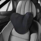 Super Soft Car Headrest Pillow, 100% Memory Foam Car Neck Pillow with Adjustable Strap & Breathable Removable Cover, Ergonomic Design - Travel Pillow Car Pillow for Neck/Back Pain Relief(Black, 1PC)