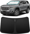 INSAUTO Custom Fit Windshield Sun Shade Accessories for GMC Acadia 2017-2023, Foldable Front Window Sunshade, UV & Heat Reflector, Keeps Interior Cool, Includes Storage Bag