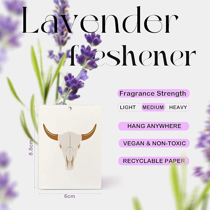 Boho Neutral Western Howdy Car Air Freshener, Preppy Cowgirl Boots Bull Skull Air Freshener Hanging 3 Pcs for Cars Closet Drawer or Books, Cute Western Car Accessories Mirror Decor for Women Men