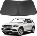 Windshield Sun Shade Compatible with 2020 2021 2022 2023 2024 2025 2026 Mercedes GLE 350 450 Accessories Window Sunshade Sun Visor Protector Keep Car Cool