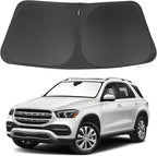 Windshield Sun Shade Compatible with 2020 2021 2022 2023 2024 2025 2026 Mercedes GLE 350 450 Accessories Window Sunshade Sun Visor Protector Keep Car Cool