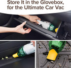 Horsepower Duck Compact Cordless Vacuum, Ultra-Powerful Upgraded Battery for Extra-Long Run Time, AS SEEN ON TV, Strong Suction, Easy to Store, Portable & Rechargeable. Home & Auto (Duck Basic)