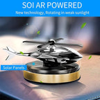 Helicopter Car Air Freshener Rotating Solar Car Freshener Airplane Car Perfume