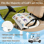 Golf Cart Seat Covers, Bird Golf Cart Seat Towel Blanket Club Car for Golf Lover Summer, Golf Cart Accessories, Keep Seat Comfortable and Cool for 2-Seat Golfs Carts, Gifts for Christmas Thanksgiving