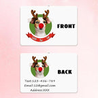 Generic Custom Logo Air Fresheners Bulk, Wholesale Personalized Double-Sided Car Air Fresheners with Picture Photo Text/Logo with Scents (10 Horizontal Version)