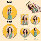 10/20/50/100Pcs Custom Logo Air Freshener for Car Bulk - Wholesale Personalized Car Air Fresheners with Photo Text Business Logo Customized Passenger Princess Car Decor (10 Round)