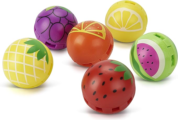 Sneaker Balls Odor-Fighting Shoe Fresheners, Eliminates Unpleasant Smells, Perfect For Sneakers, Gym Bags, Gear Bags, Drawers, Lockers, And More!, Fruitastic, 6 Pack