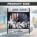 Car Roof Storage Bag USA Flower Mountain Car Seat Organizer Roof Storage Premium Car Seat Organizer One Size Inner Car Accessories