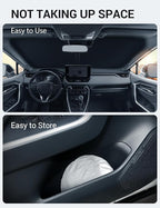 Proadsy Front Windshield Sun Shade Foldable RAV4 Sunshade Protector Custom Fit 2019-2025 2026 RAV-4 SUV Crossover, TRD Off-Road, LE XLE Premium Limited XSE Hybrid Adventure Prime Accessories