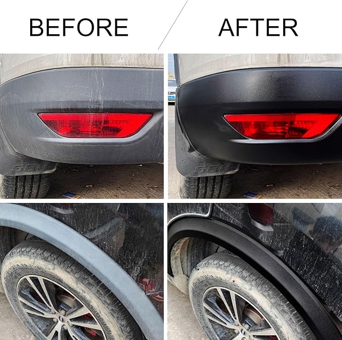 Plastic Restorer for Cars, Black Trim Restorer, Back to Black Plastic Restorer for Car Interior, Vinyl, Rubber, Plastic 150ml /5 fl oz