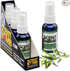 Scent Bomb Air Freshener Spray, Long-Lasting Odor Eliminator - Effective Deodorizer for Home & Car, Fresh Room Spray for Kitchen, Bathroom & Smell Neutralizer - 1 oz Pack of 4, Eucalyptus Scent
