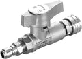 M MINGLE Ball Valve Pressure Washer, 3/8" Quick Connect Ball Valve for Power Washer Hose, 5000 PSI