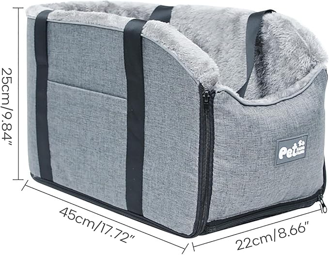 Cat for Car Console Puppies Carry Bag Outdoor Travel Shoulder Sightseeing Tote Safety Strap Pet Car Bed Dogs