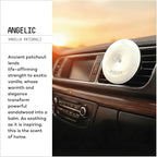SPIN Car Air Freshener Vent Clip – ANGELIC VANILLA PATCHOULI, Solid Scent Technology, Essential Oil Car Fragrance, Liquid Free (2 Pack)