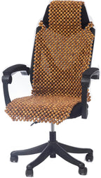 Natural Olive Large Bead 18mm Beaded seat Covers for Cars Cooled Beaded car seat Covers Durable Wooden Beaded seat Cover Truck Mat Four Seasons Universal 1-PC (Olive Green)