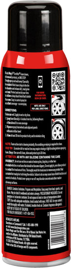 Black Magic 800002220 Tire Wet Foam, 18 oz. - Specially Formulated Thick Tire Spray Foam Clings to Tires to Dissolve and Clean Dirt While Shining and Protecting All In One Step