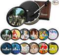 Personalized Custom Car Air Freshener, Double Sided Custom Photo, Record Player Shaped Fragrance Vent Clip, Unique and Cute Car Interior (Customize, 12PCS1)