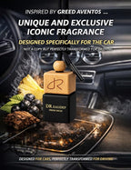 Greed Car Air Freshener — Aventos-Inspired Luxury Scent Diffuser for Cars, Long-Lasting Odor Eliminator with Premium Essential Oils, Unisex Car Perfume, Portable Hanging Diffuser Gift by DR. EauDeP