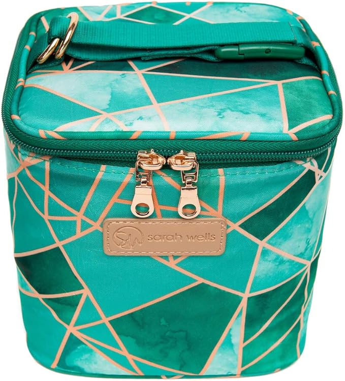 Cold Gold Breastmilk Cooler Bag with Safety Tested Ice Pack – Insulated Milk Storage for Work, Travel & Daycare – Fits Bottles & Parts – Durable, Washable, Cooler for Moms (Limited Edition Mosaic)