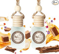 Car Air Freshener-Soft Sandal Scent Car Fresheners Long Lasting Essential Oil Car Diffuser- Cute Car Accessories for Women Interior without Methyl Carbitol&Hexylene Glycol