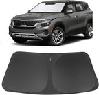 Windshield Sun Shade Custom Fit for 2021 2022 2023 2024 2025 2026 Kia Kia Seltos Accessories Foldable Sunshade Sun Blocker Protect Car from Sun Rays & Heat Damage Keep Car Cooler